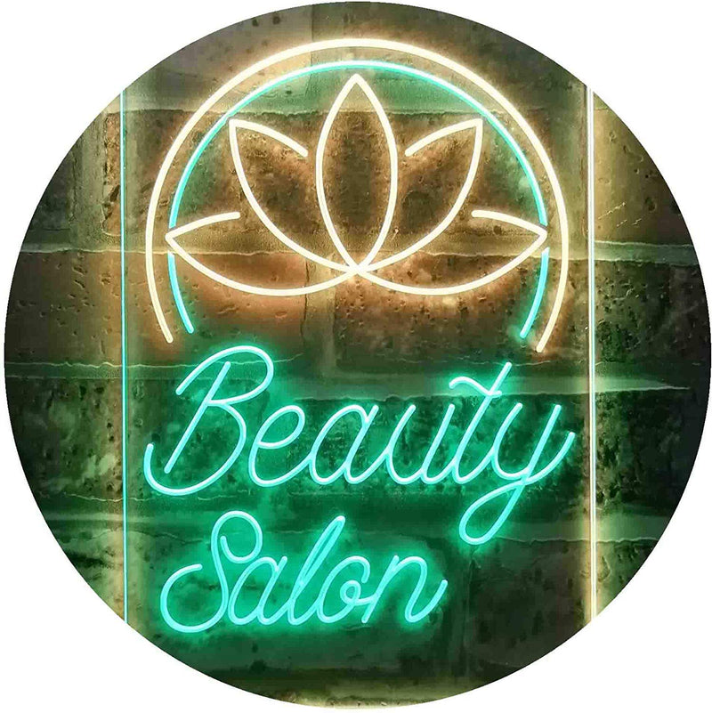 Flower Decor Beauty Salon LED Light Sign - LED Gift Works