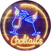 Cocktails LED Light Sign - Way Up Gifts