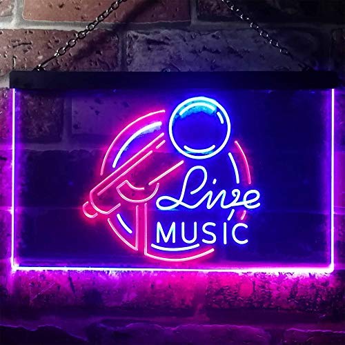 Live Music LED Light Sign - LED Gift Works