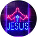 Jesus Saves Cross Church LED Light Sign - Way Up Gifts