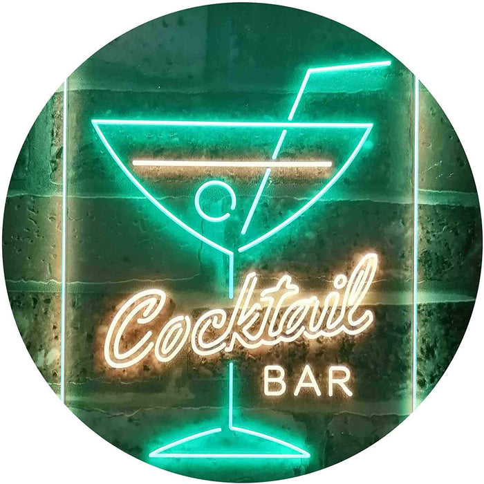 Cocktail Bar LED Light Sign - Way Up Gifts