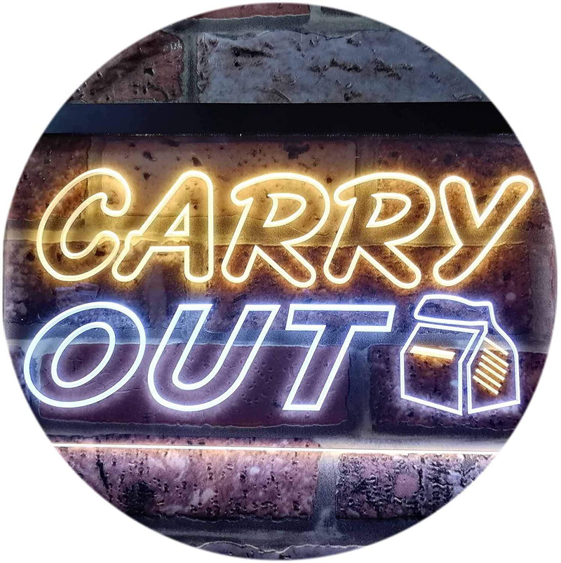 Food to Go Carry Out LED Light Sign - LED Gift Works