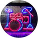 Drum Set Music Instruments LED Light Sign - Way Up Gifts