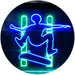 Kids Room Decor Skateboard Jump LED Light Sign - Way Up Gifts