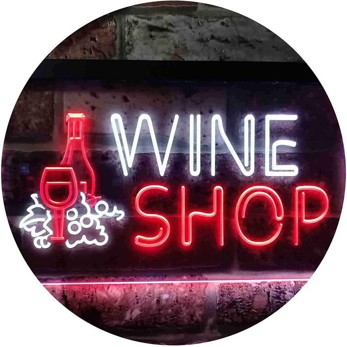 Wine Shop LED Light Sign - Way Up Gifts