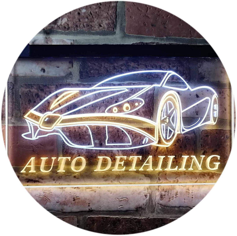 Body Shop Auto Detailing LED Light Sign - LED Gift Works