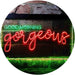 Girlfriend Gift Good Morning Gorgeous LED Light Sign - Way Up Gifts