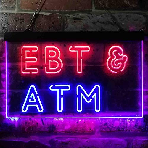 EBT & ATM LED Light Sign - LED Gift Works