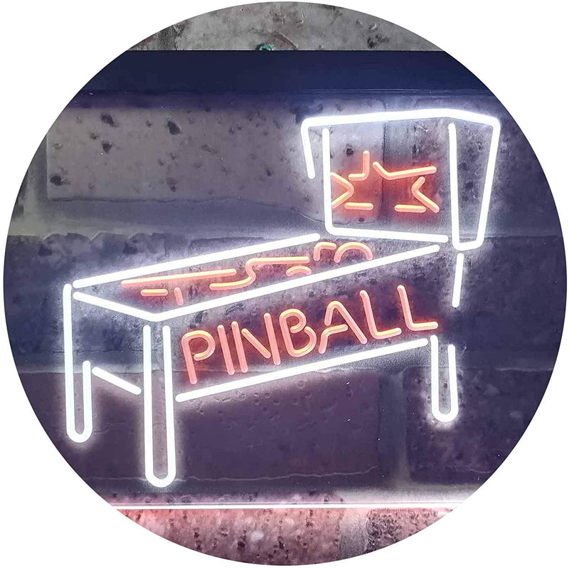 Pinball Game Room LED Light Sign - LED Gift Works