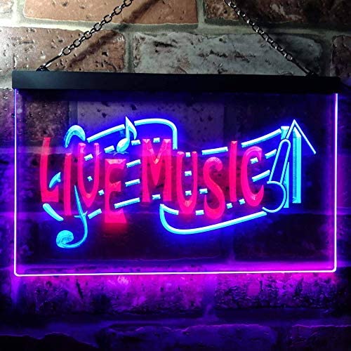 Live Music LED Light Sign - LED Gift Works