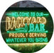 Backyard Bar Welcome Home Bar LED Light Sign - Way Up Gifts