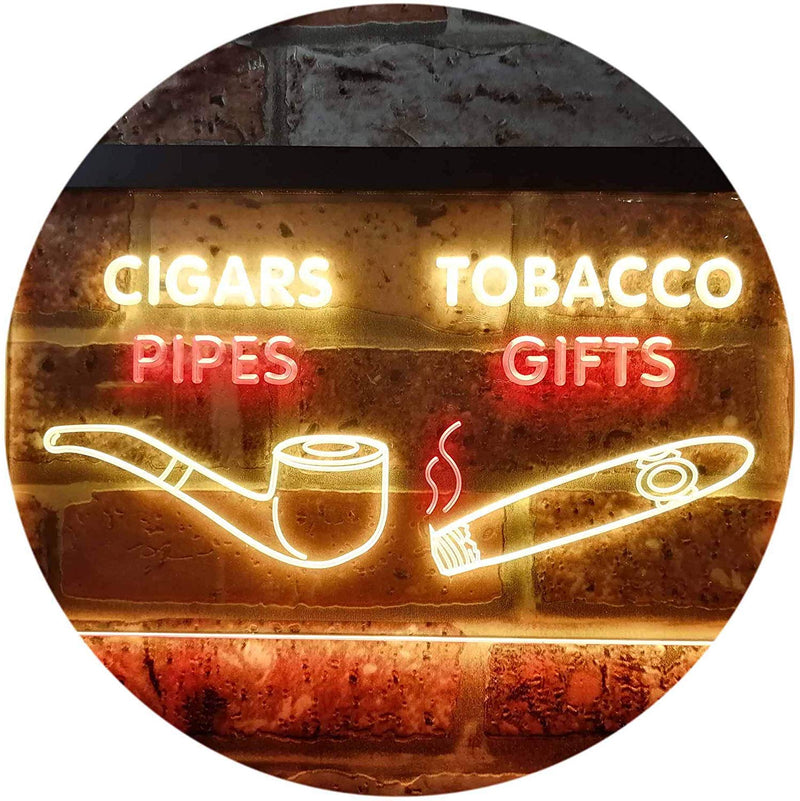 Cigar Pipes Tobacco Gifts LED Light Sign - LED Gift Works