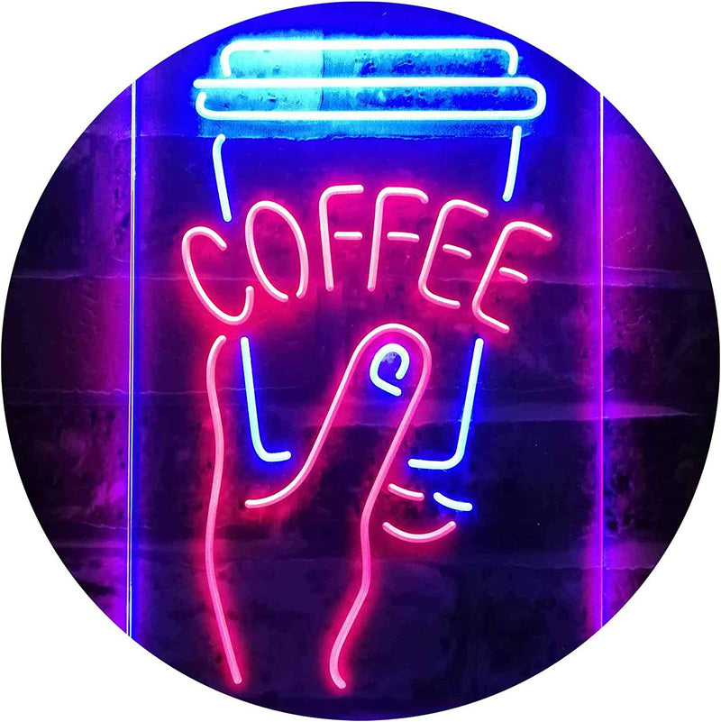 Coffee Cup To Go LED Light Sign - LED Gift Works