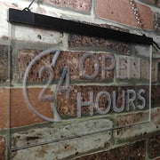 Open 24 Hours LED Light Sign - LED Gift Works
