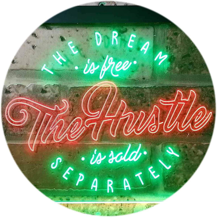 Dream Free Hustle Sold Separately LED Light Sign - Way Up Gifts