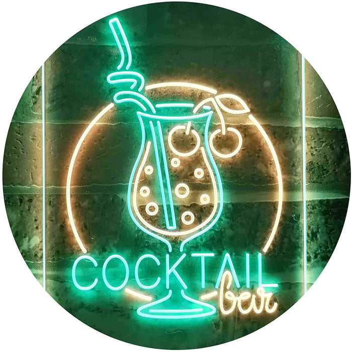 Cocktail Bar LED Light Sign - Way Up Gifts