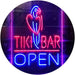 Parrot Tiki Bar Open LED Light Sign - Way Up Gifts