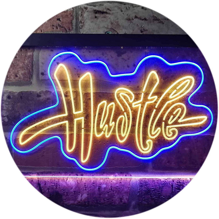 Graffiti Hustle LED Light Sign - Way Up Gifts