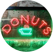 Donuts Coffee LED Light Sign - LED Gift Works