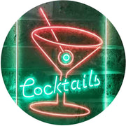 Cocktails LED Light Sign - LED Gift Works
