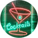 Cocktails LED Light Sign - Way Up Gifts