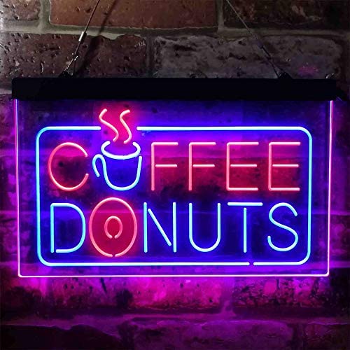 Bakery Diner Coffee Donuts LED Light Sign - Way Up Gifts