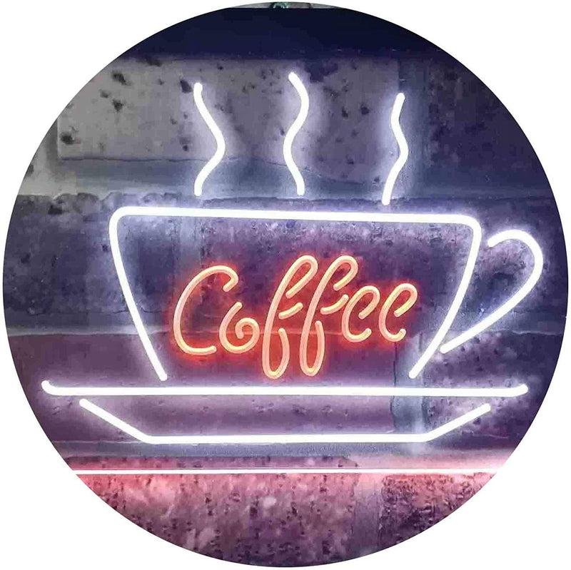 Coffee Cup LED Light Sign - LED Gift Works