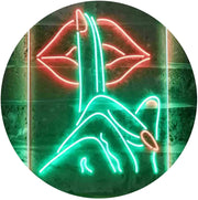 Finger Nail On Lip Beauty Salon LED Light Sign - LED Gift Works