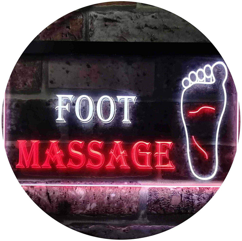 Foot Massage LED Light Sign - LED Gift Works