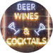 Beer Wine Cocktails LED Light Sign - Way Up Gifts