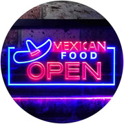 Restaurant Mexican Food Open LED Light Sign - LED Gift Works