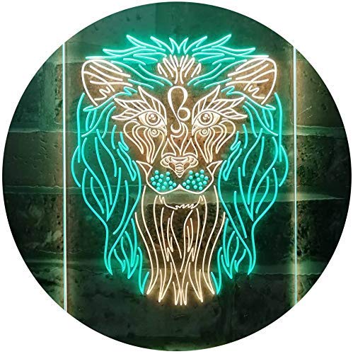 Lion Art Decor LED Light Sign - LED Gift Works