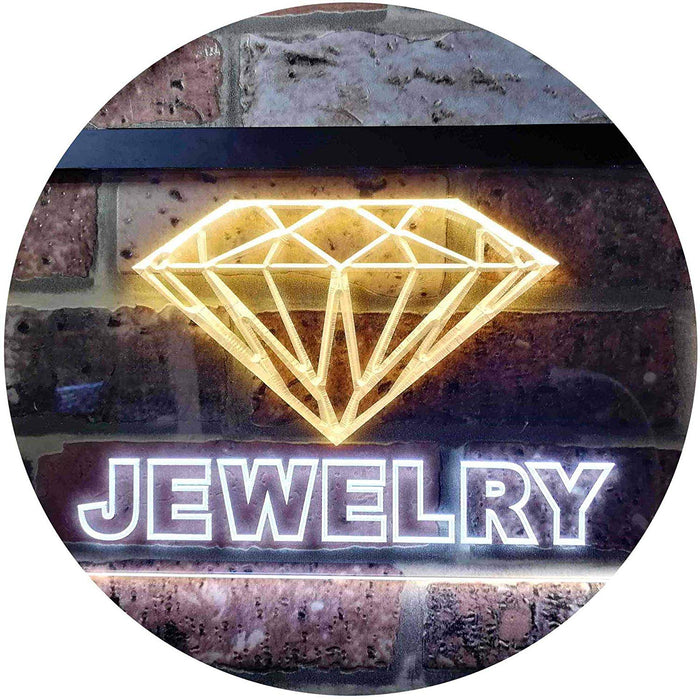 Diamonds Jewelry LED Light Sign - Way Up Gifts