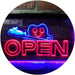 Open Toothbrush Dentist LED Light Sign - Way Up Gifts