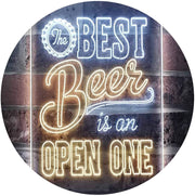Best Beer is an Open One LED Light Sign - LED Gift Works