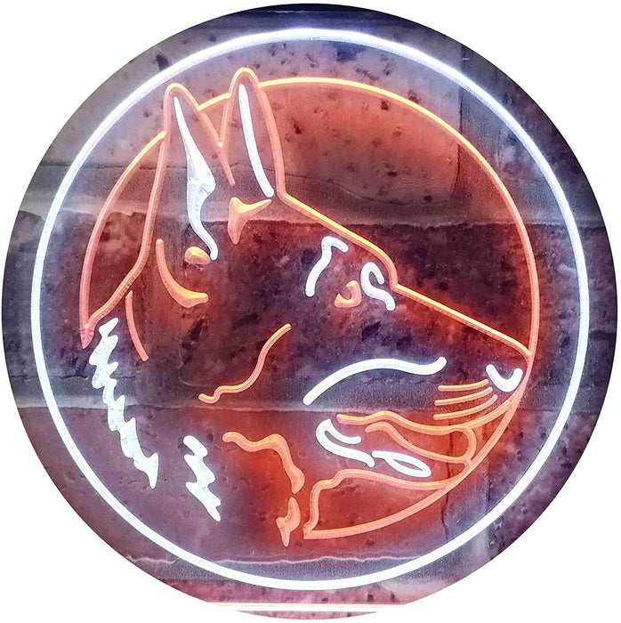 German Shepherd Dog LED Light Sign - Way Up Gifts