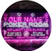 Personalized Poker Room LED Light Sign - Way Up Gifts