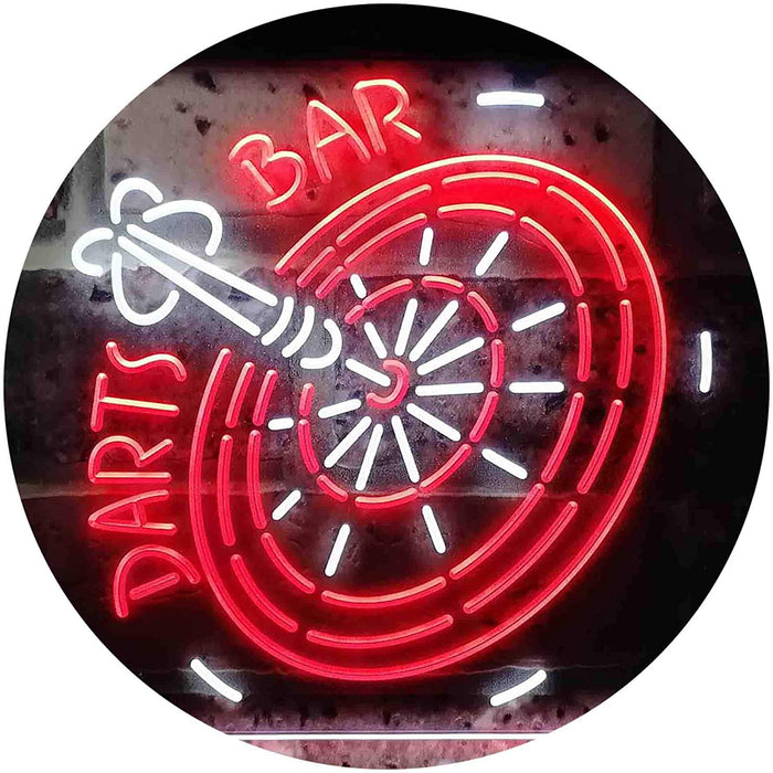 Darts Bar LED Light Sign - Way Up Gifts