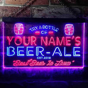Personalized Home Brew Beer Ale Bar LED Light Sign - LED Gift Works