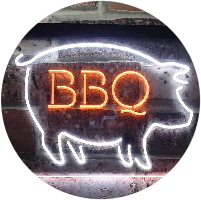 Pork Pig BBQ LED Light Sign - Way Up Gifts