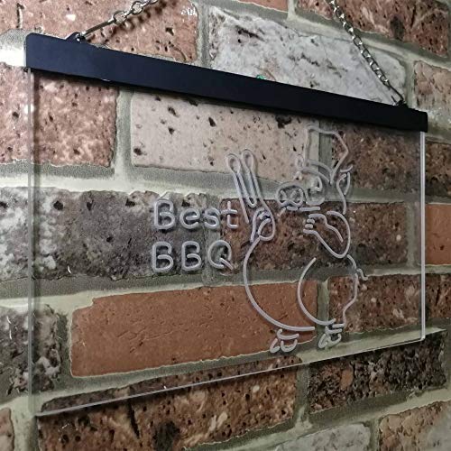 Best BBQ Pig LED Light Sign - Way Up Gifts