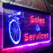 Bicycle Bike Sales Repairs Services LED Light Sign - Way Up Gifts