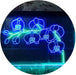 Orchids Florist Flower Shop LED Light Sign - Way Up Gifts