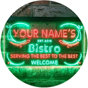 Personalized Bistro LED Light Sign - LED Gift Works