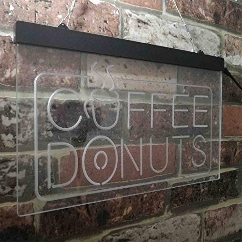 Bakery Diner Coffee Donuts LED Light Sign - Way Up Gifts