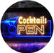 Bar Cocktails Open LED Light Sign - Way Up Gifts