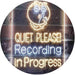 Quiet Please Recording in Progress Studio LED Light Sign - Way Up Gifts