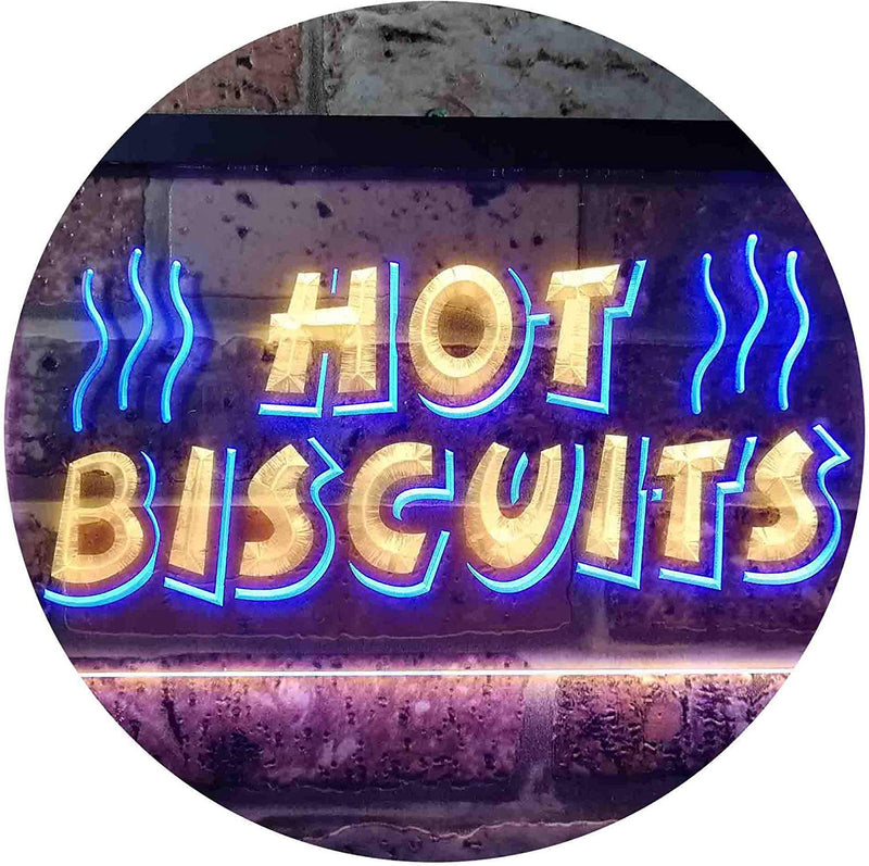 Hot Biscuits LED Light Sign - LED Gift Works