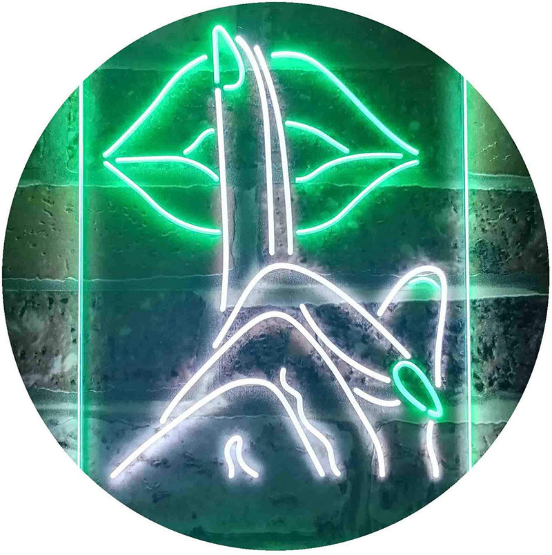 Finger Nail On Lip Beauty Salon LED Light Sign - LED Gift Works