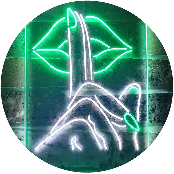 Finger Nail On Lip Beauty Salon LED Light Sign - Way Up Gifts